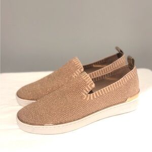 Michael Kors mesh slip on sneakers pink  glitter 
Size 11 never worn